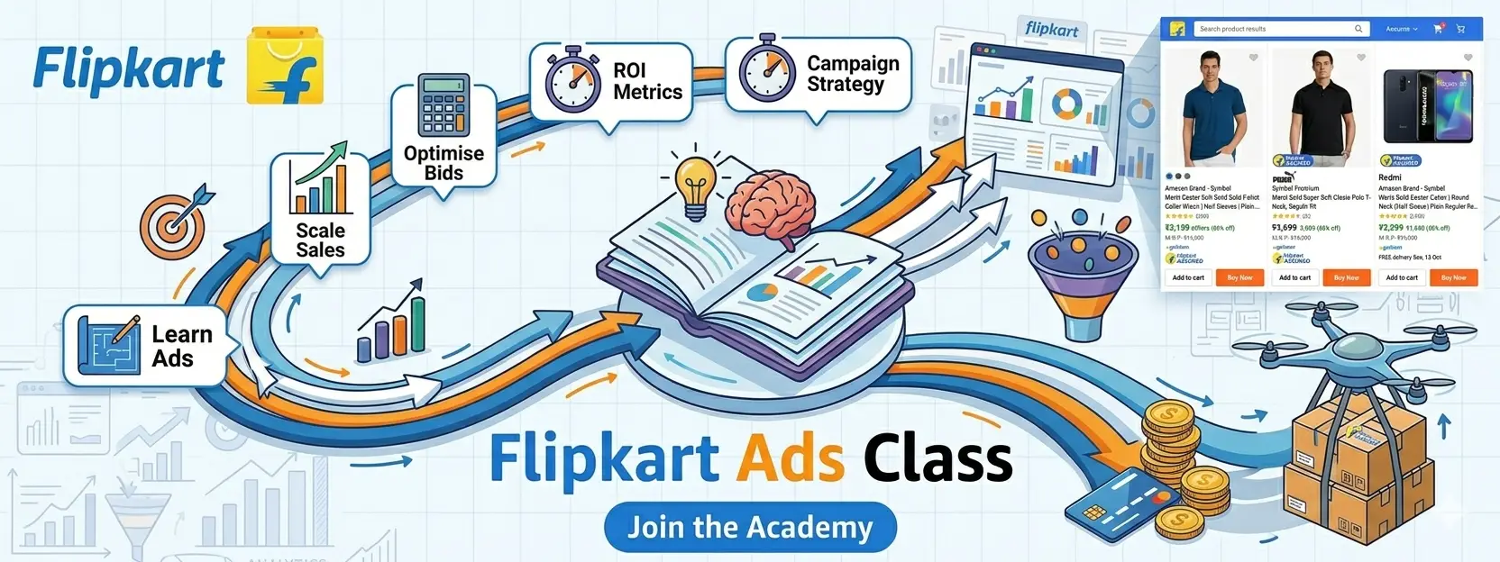 flipkart ads class in dehradun