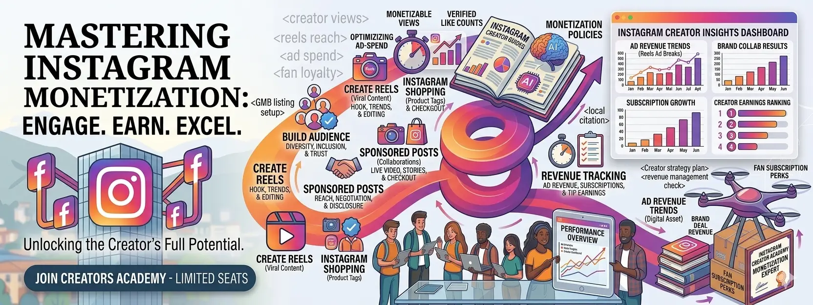 instagram monetization classes in dehradun