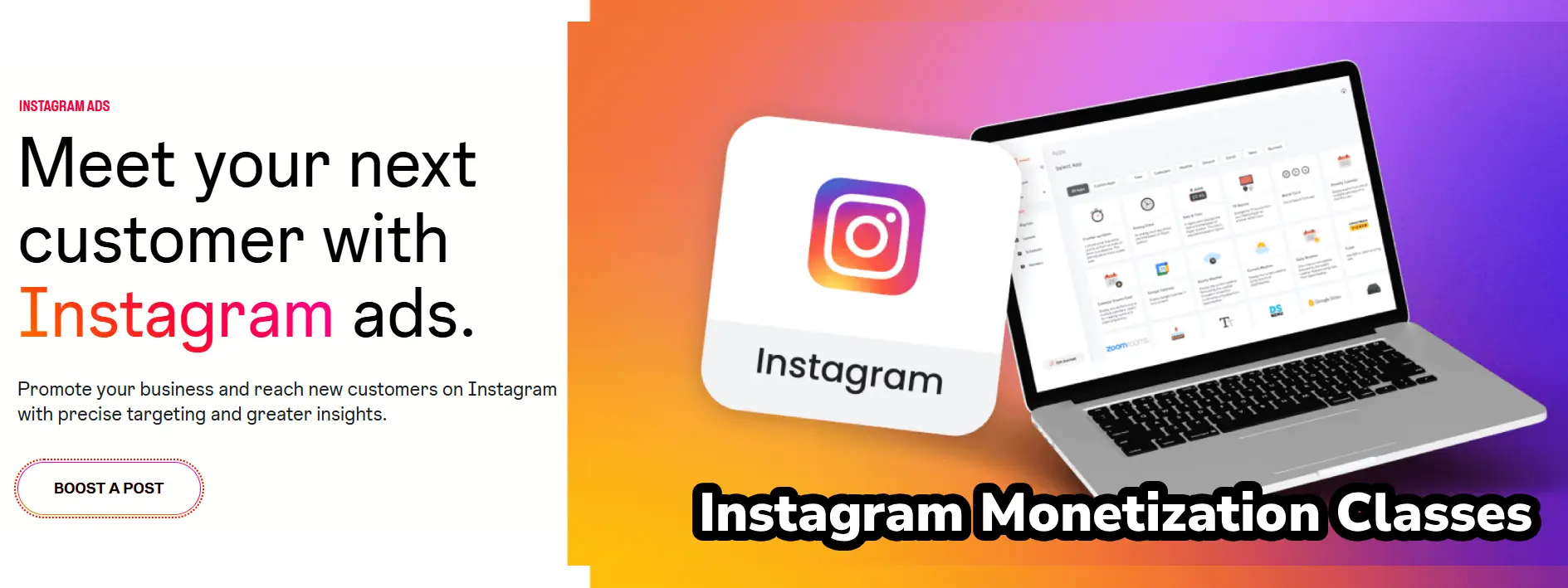 instagram monetization classes